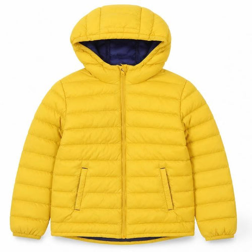 Mountain Warehouse Yellow Boys Hooded Puffer Jacket 2-3 Years