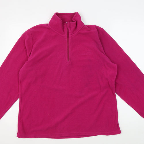 Freedom Trail Women's Pink Fleece Pullover Sweatshirt, Size 16