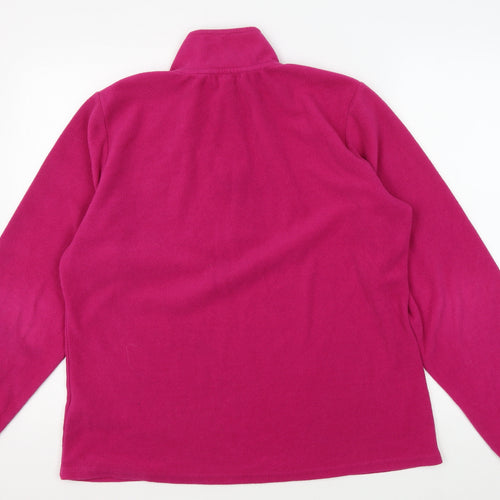 Freedom Trail Women's Pink Fleece Pullover Sweatshirt, Size 16