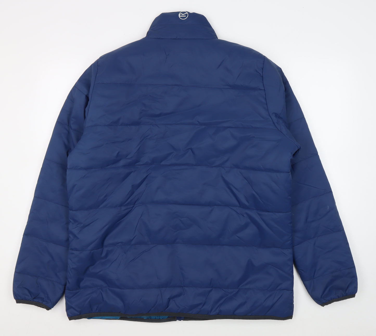 Regatta Men's Blue Mid-Length Puffer Jacket, Size 20 Plus