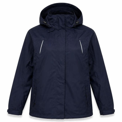 Regatta Women's Blue Waterproof Hooded Jacket Size 12
