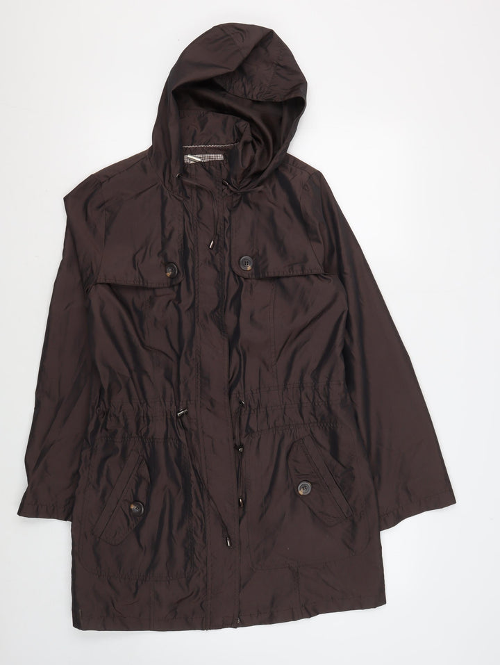Debenhams Women's Brown Parka Jacket, Size 12 - Casual