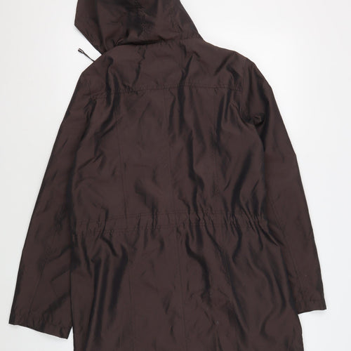 Debenhams Women's Brown Parka Jacket, Size 12 - Casual