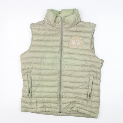 La Martina Beige Puffer Waistcoat - L, Unisex, Casual