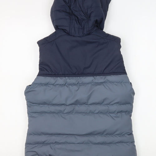 Decathlon Women's Blue Sleeveless Puffer Waistcoat 2XS