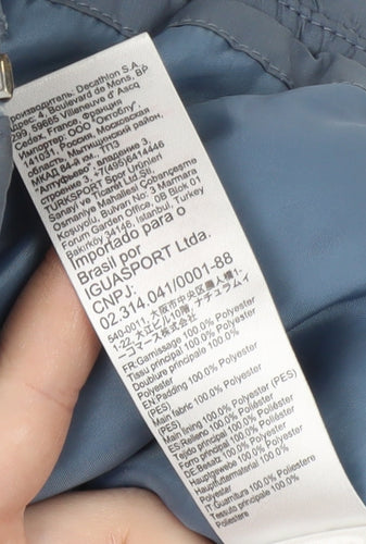 Decathlon Women's Blue Sleeveless Puffer Waistcoat 2XS
