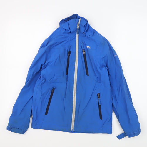 Trespass Boys Blue Softshell Jacket 9-10 Years Waterproof