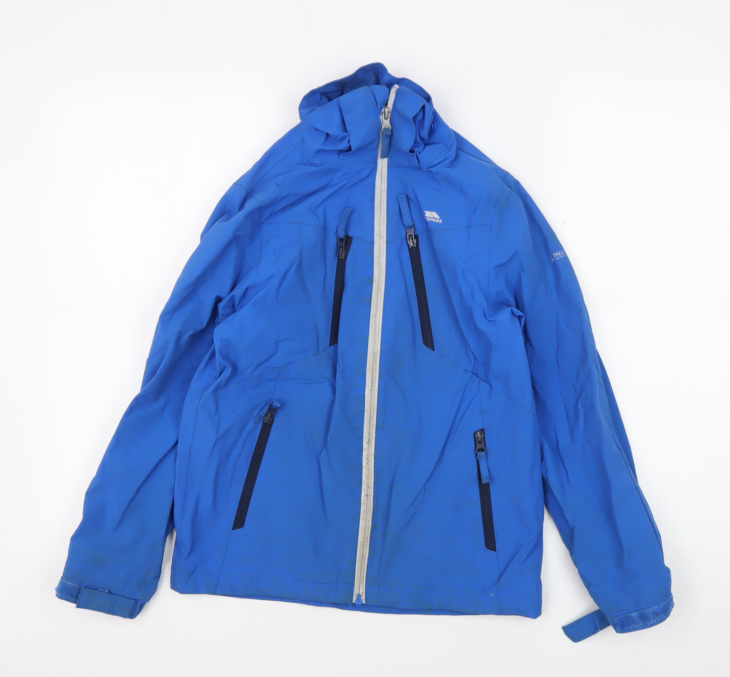 Trespass Boys Blue Softshell Jacket 9-10 Years Waterproof