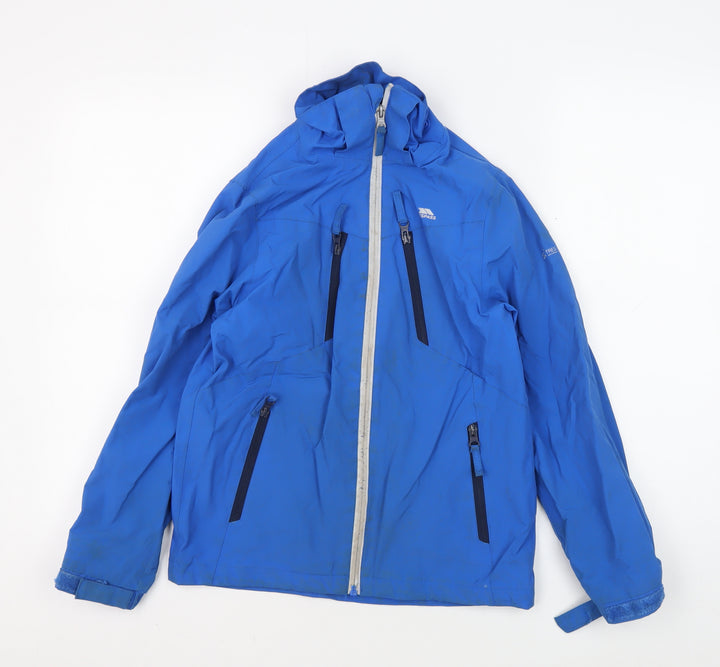 Trespass Boys Blue Softshell Jacket 9-10 Years Waterproof