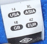 Umbro Unisex Blue Pullover Sweatshirt Size 16