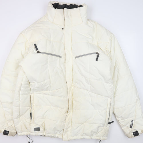 SCOTT Men's Ivory Puffer Jacket 2XL for Skiing Winter
