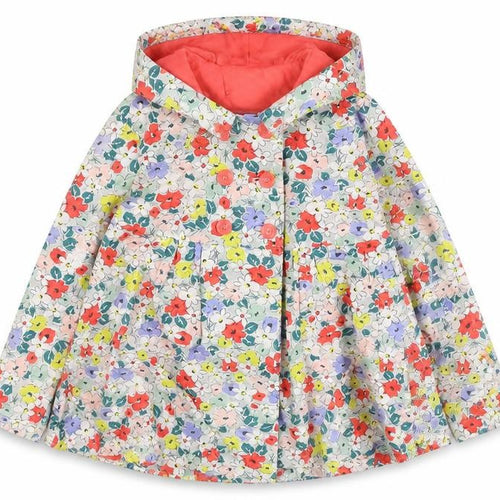John Lewis Girls Multicoloured Floral Parka Coat 12Y