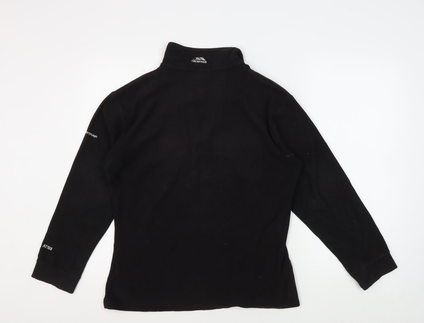 Trespass Unisex Black Lightweight Fleece Sweatshirt L