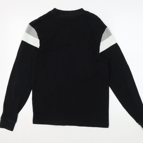 River Island Men's Black Paris Logo XS Sweatshirt