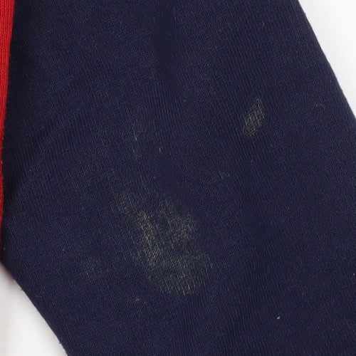 Ralph Lauren Boys Red & Blue Pullover Hoodie, Size 5 Years