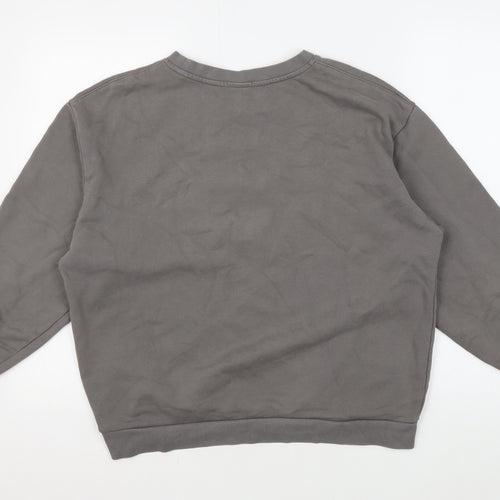 Slazenger Grey Unisex Crew Neck Sweatshirt, Size 10