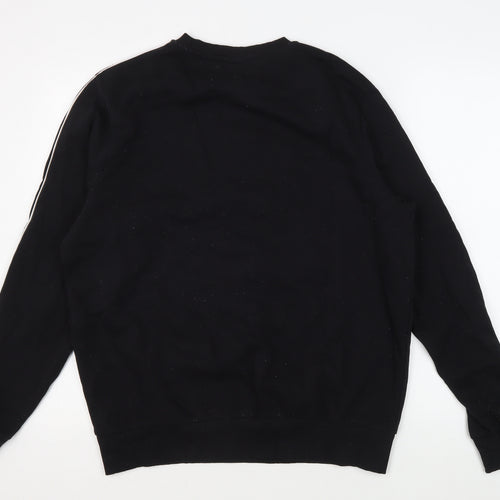 FILA Men's Black Pullover Sweatshirt M Graphic