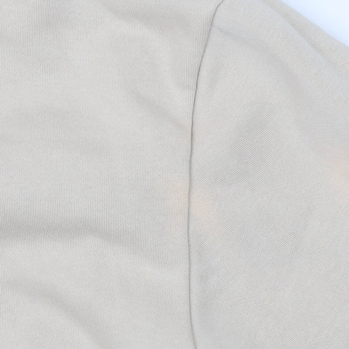 Zara Women's Beige Pullover Hoodie Size 12 Casual