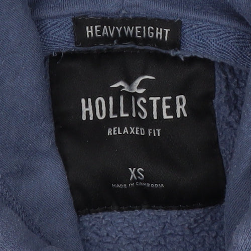 Hollister Blue Unisex Pullover Hoodie XS