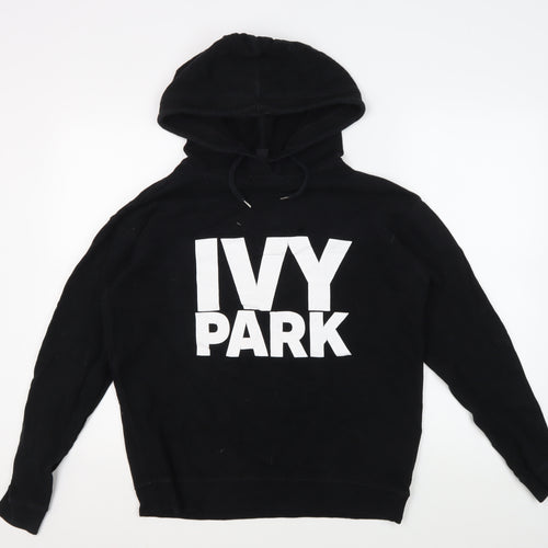 Ivy Park Unisex Black XS Pullover Hoodie Logo