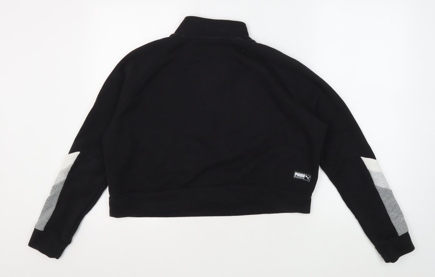 Puma Women's Black XS 1/4 Zip Sweatshirt Pullover