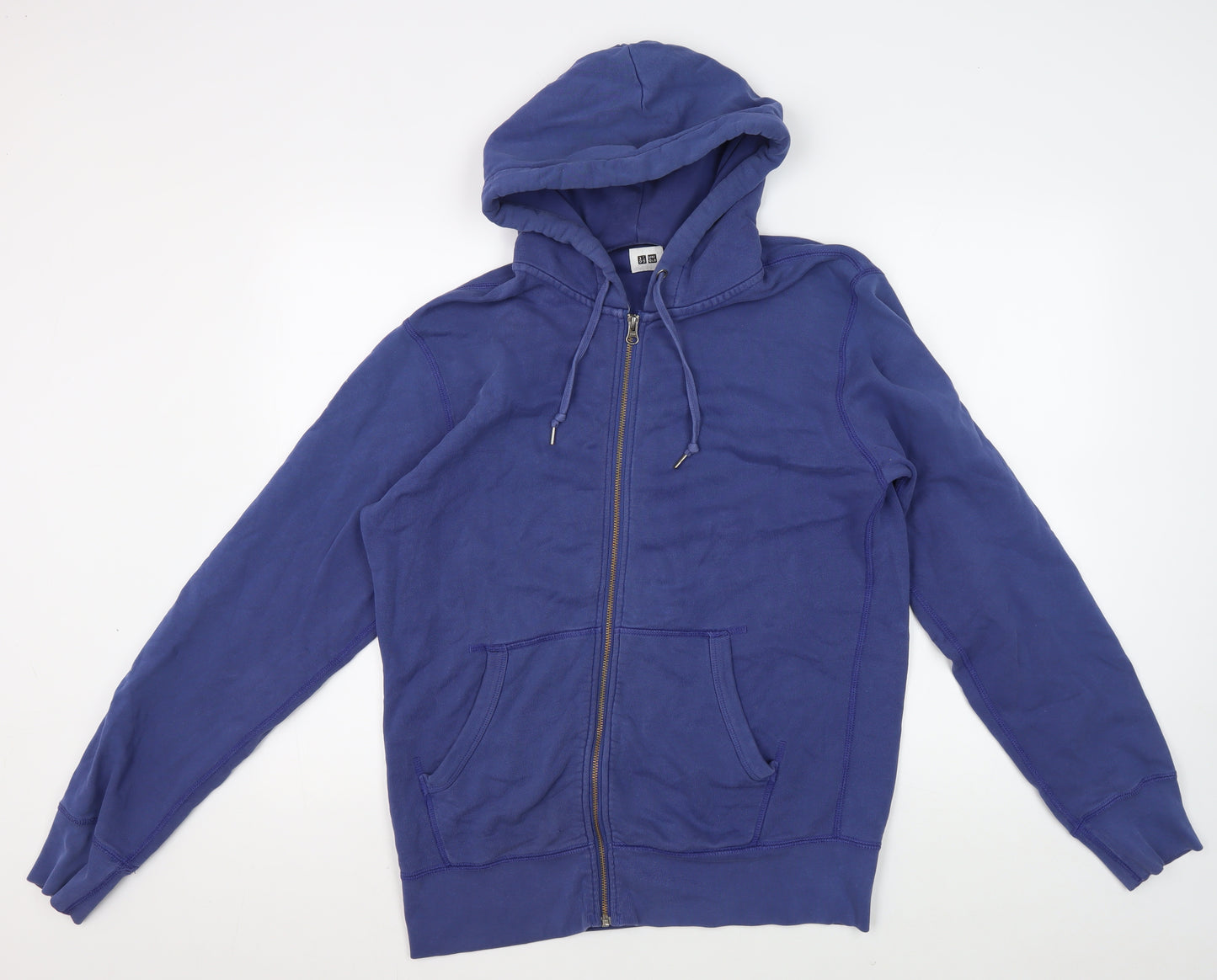 Uniqlo Blue Full Zip Hoodie Unisex M