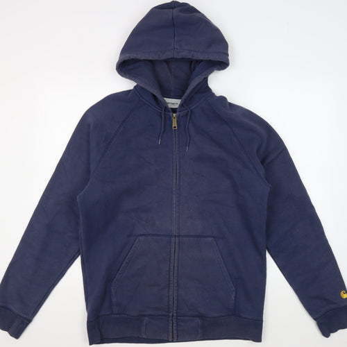 Carhartt Men's Blue Full Zip Hoodie L