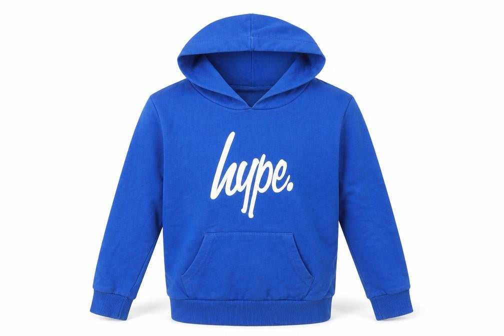 Hype Boys Blue Pullover Hoodie, 9-10 Years, Logo, Casual Wear