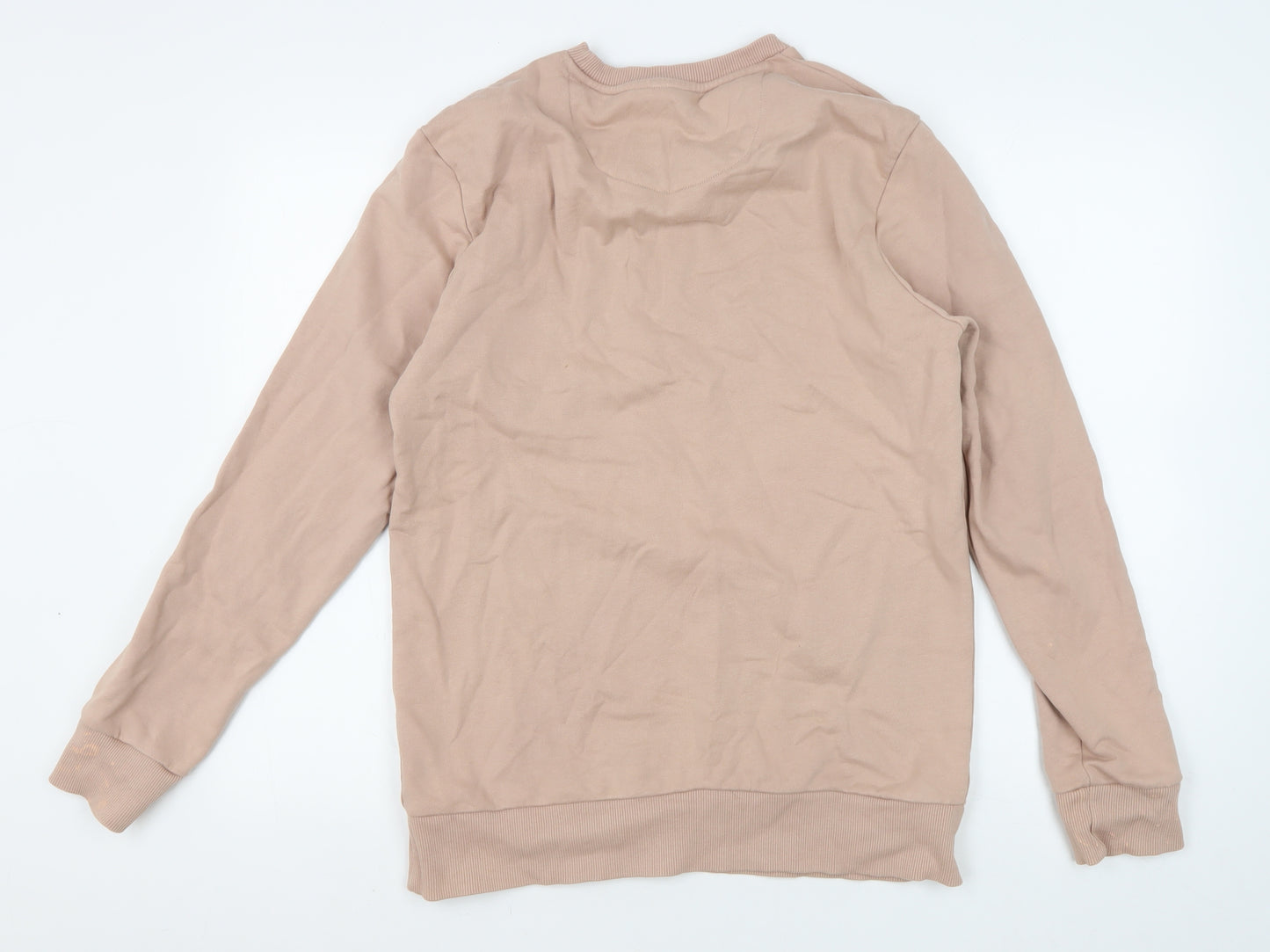 Next Beige Men's Sweatshirt, Medium, Graphic College Style