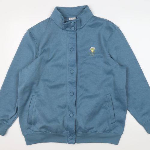 Damart Women's Blue Snap Closure Jacket Size 18