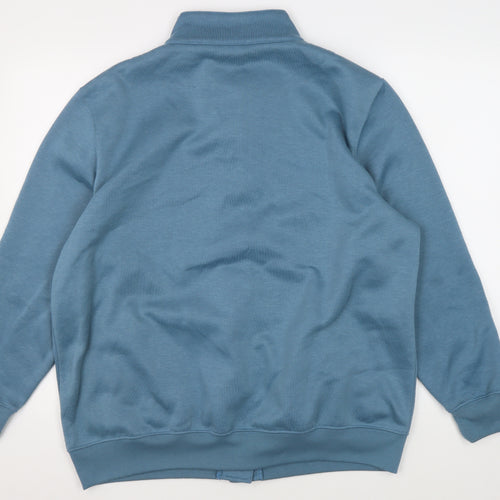 Damart Women's Blue Snap Closure Jacket Size 18