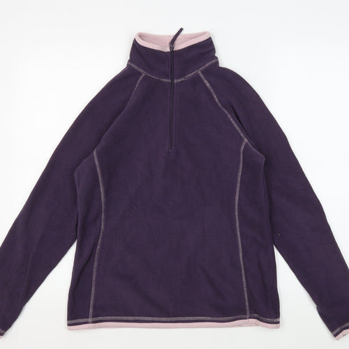 Mountain Warehouse Women's Purple Fleece Pullover, UK 10