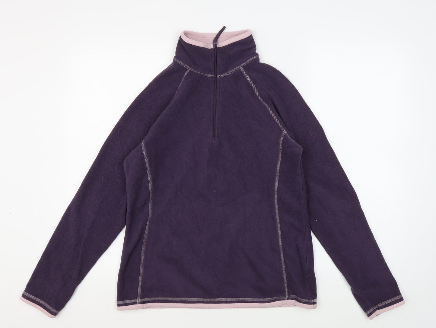 Mountain Warehouse Women's Purple Fleece Pullover, UK 10