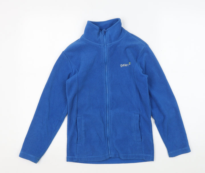 Gelert Boys Blue Basic Jacket, Size 9-10 Years, Full Zip