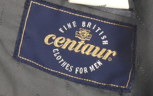 Centaur Men's Grey Blazer, Size 36 Regular, Two-Button