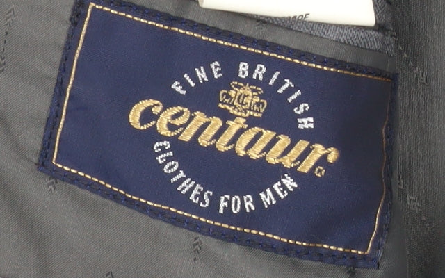 Centaur Men's Grey Blazer, Size 36 Regular, Two-Button