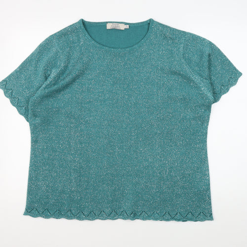 Honor Millburn Women's Green Plus Pullover Jumper XL