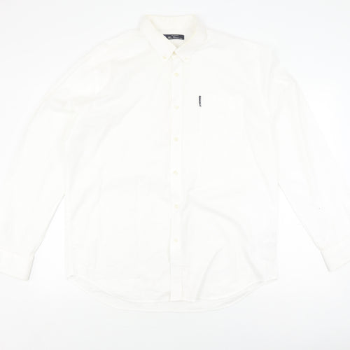 Ben Sherman Men's White XL Button-Up Casual Shirt