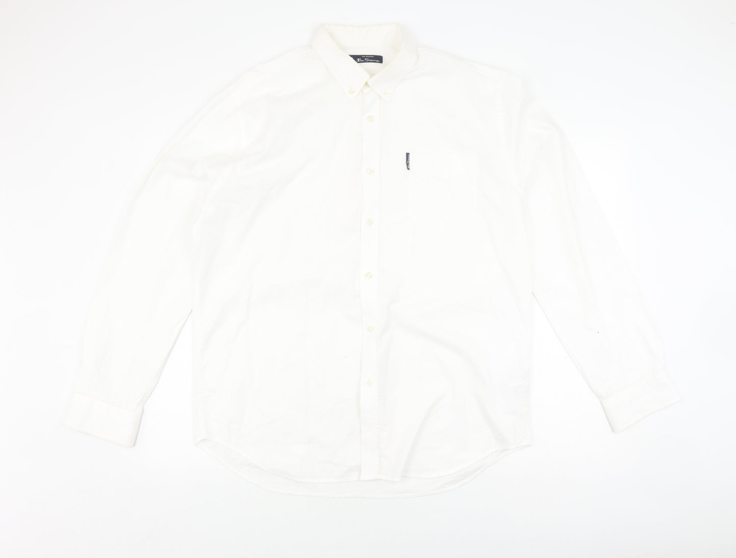 Ben Sherman Men's White XL Button-Up Casual Shirt