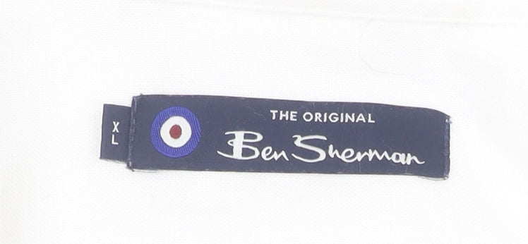 Ben Sherman Men's White XL Button-Up Casual Shirt