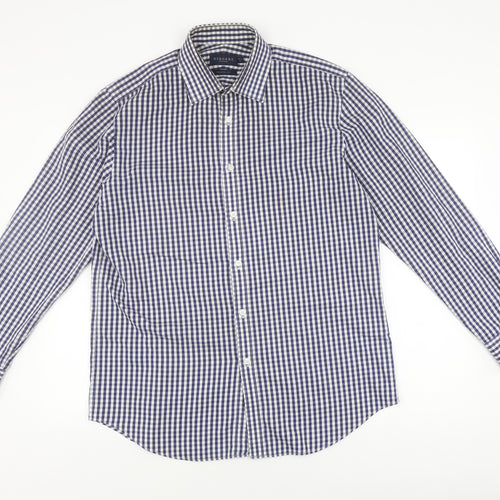 Osborne Men's Blue Check Classic Fit Shirt Size 16