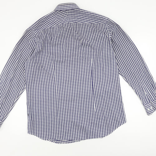 Osborne Men's Blue Check Classic Fit Shirt Size 16