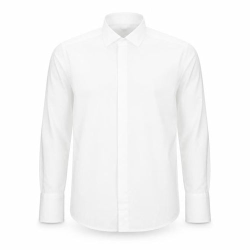 Dobell Men’s White 14 Dress Shirt Long Sleeve Formal