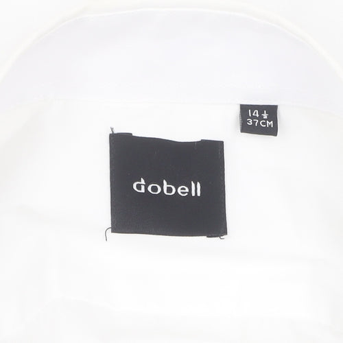 Dobell Men’s White 14 Dress Shirt Long Sleeve Formal