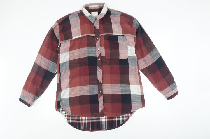 Next Women's Multicoloured Plaid Button-Up Shirt