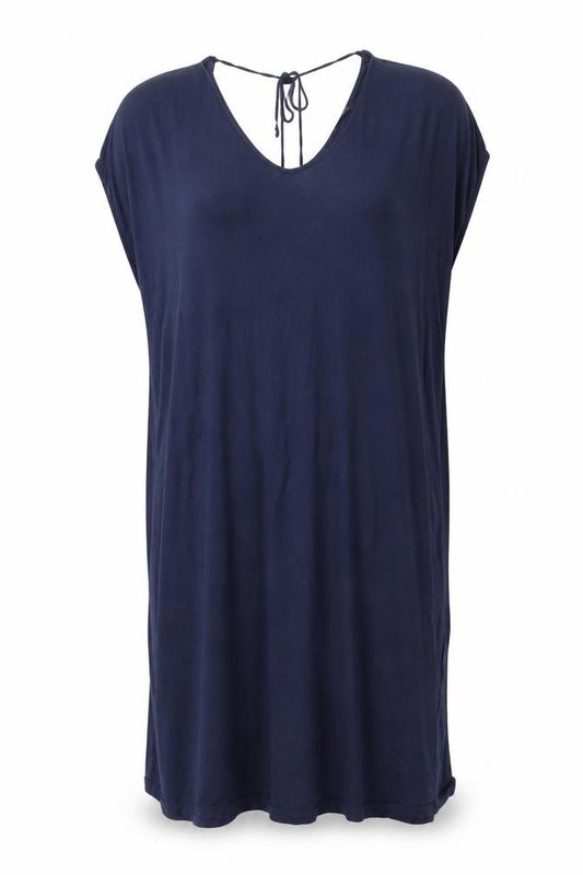 Front view of Marks & Spencer Women's Blue XL Viscose Dress