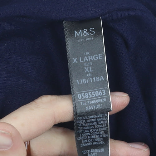 Marks and Spencer Women's Blue XL Viscose Dress