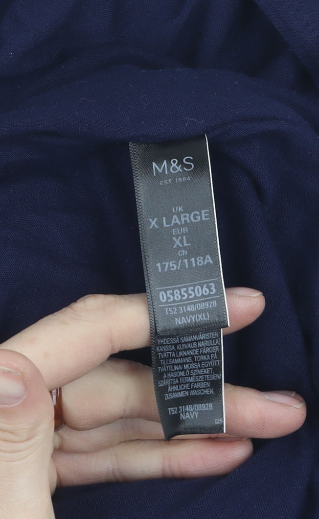 Marks and Spencer Women's Blue XL Viscose Dress