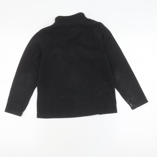 Regatta Boys Black Fleece Full Zip Sweatshirt 9-10 Years