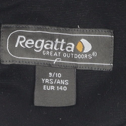 Regatta Boys Black Fleece Full Zip Sweatshirt 9-10 Years